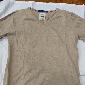 Zara Beige Knitwear Top